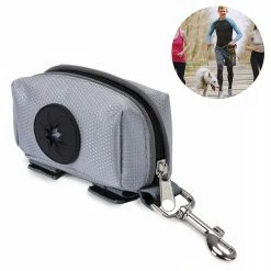 Wonderful Fong Fong Dog Poop Bag Distributeur Avec Porte-sac à Déchets Usagé - Sangle élastique Améliorée Et Mousqueton En Métal S’adapte Parfaitement à Toute Laisse Pour Chien