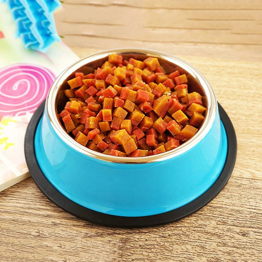 Unbranded Pet Round Bowl Cat Dog Eating Food Bowls Acier Inoxydable Résistant Antidérapant Feeder Device Animaux De Compagnie Vaisselle 4 Unbranded Pet Round Bowl Cat Dog Eating Food Bowls Acier Inoxydable Résistant Antidérapant Feeder Device Animaux De Compagnie Vaisselle – Image 4