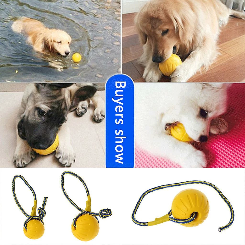 Unbranded Pet Dog Training Toy Ball Dog Rubber Ball Chew Jouet Résistant Avec Corde 4 Unbranded Pet Dog Training Toy Ball Dog Rubber Ball Chew Jouet Résistant Avec Corde – Image 4