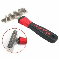Unbranded Handy Dog Cat Pet Peign Dents En Acier Inoxydable élimine Les Puces / Enchevêtrements Poils Lâches -Pet Soin 259369025 max