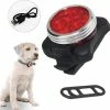 Wtake Collier De Chien Lumière Led Pet Clip-on Light Up Dog Collier Clignotant Lumière Chat Glowing Tag Chiens Walking Safety Lights For Dark Night Flash Pendentif Usb Chargi
