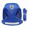 Wonderful Fong Dog Harness And Leash Set Pour Marcher Chat Et Petit Chien Harnais Soft Mesh Puppy Harnais Réglable Cat Vest Harness Avec Sangle Réfléchissante Confort