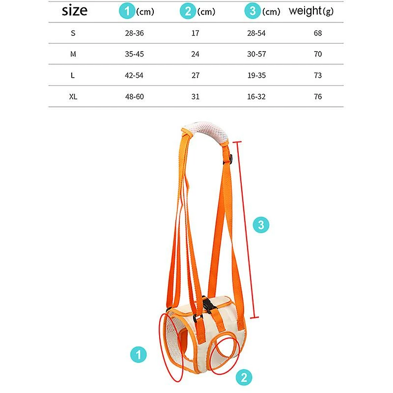 Abracing Lift Rear Dog Support Harness Pet Walking Aid Lifting Gilet De Traction Sling Support Pet 4 Abracing Lift Rear Dog Support Harness Pet Walking Aid Lifting Gilet De Traction Sling Support Pet – Image 4