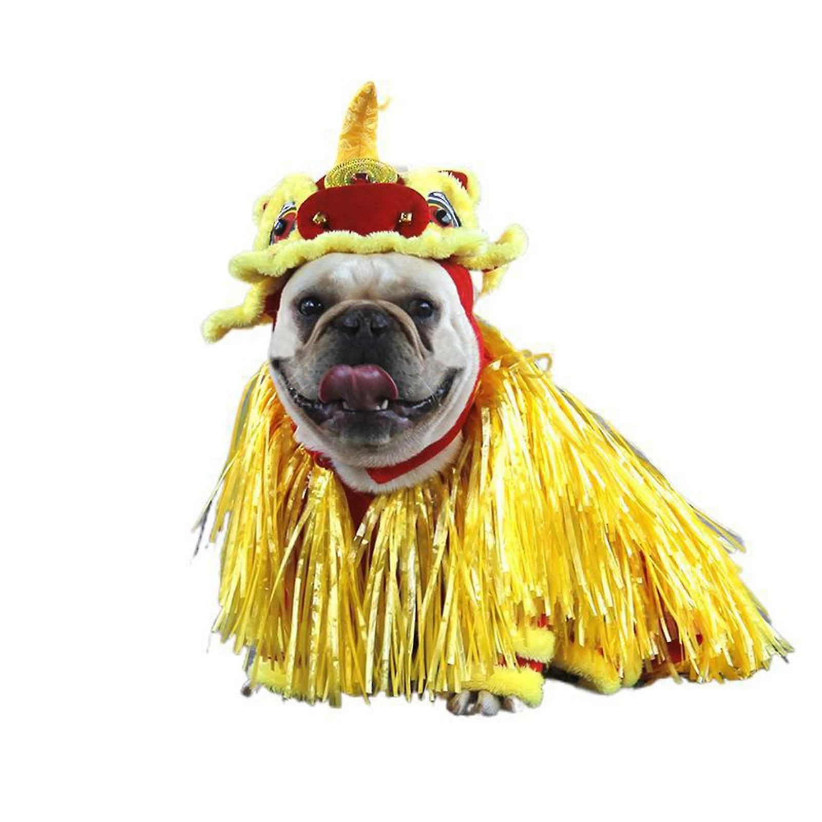 Unbranded Puppy Clothes Dancing Lion Cosplay Clothing Chinese Style New Year Pet Dog Costume Pet Supplies 1 Unbranded Puppy Clothes Dancing Lion Cosplay Clothing Chinese Style New Year Pet Dog Costume Pet Supplies