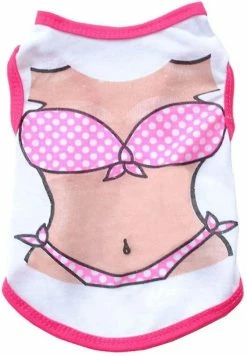 Yskaze Chemises Pour Chiens Chemises Pour Animaux De Compagnie T-shirt Pour Chiens Puppy Dog T Shirt Puppy Vest Puppy Vêtements Pour Petits Chiens Doggie Tee Vêtements D’été Femelle D