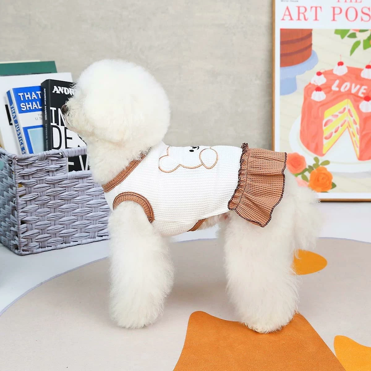 Yskaze 2 Pack Dog T-shirts & Dress Cooling Waffle Puppy Kitten Sleeveless Vest Respirant Dog Cat Vest For Spring Summer Pet Tee Shirt Cute Dog Apparel 5 Yskaze 2 Pack Dog T-shirts & Dress Cooling Waffle Puppy Kitten Sleeveless Vest Respirant Dog Cat Vest For Spring Summer Pet Tee Shirt Cute Dog Apparel – Image 5