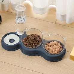 Unbranded Anti-renversement Pet Dog Cat Double Bowl Bouche étanche à L’humidité Mangeoire Automatique 8 Unbranded Anti-renversement Pet Dog Cat Double Bowl Bouche étanche à L’humidité Mangeoire Automatique -Pet Soin 285407409 max