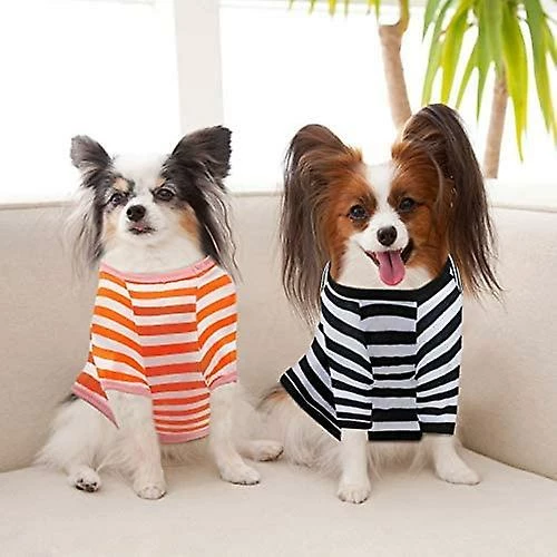 Yskaze 4 Pièces Chemise De Chien Petit Chien Rayé T Shirt Pet Apparel Puppy Sweatshirt Dog Vêtements Pour Chiens De Petite à Moyenne Taille 2 Yskaze 4 Pièces Chemise De Chien Petit Chien Rayé T Shirt Pet Apparel Puppy Sweatshirt Dog Vêtements Pour Chiens De Petite à Moyenne Taille – Image 2