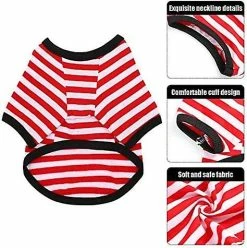 Yskaze 4 Pièces Chemise De Chien Petit Chien Rayé T Shirt Pet Apparel Puppy Sweatshirt Dog Vêtements Pour Chiens De Petite à Moyenne Taille 8 Yskaze 4 Pièces Chemise De Chien Petit Chien Rayé T Shirt Pet Apparel Puppy Sweatshirt Dog Vêtements Pour Chiens De Petite à Moyenne Taille -Pet Soin 286235827 max