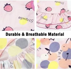 Yskaze 2 Pack Dog Shirt Jupe Pet Clothes, Puppy T-shirts Sleeveless Cute Princess Dress Summer Apparel, Puppy Outfit Printed Vest Pink Clothing For Small Ex -Pet Soin 286235971 max