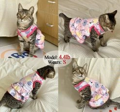 Yskaze 2 Pack Dog Shirt Jupe Pet Clothes, Puppy T-shirts Sleeveless Cute Princess Dress Summer Apparel, Puppy Outfit Printed Vest Pink Clothing For Small Ex -Pet Soin 286236052 max