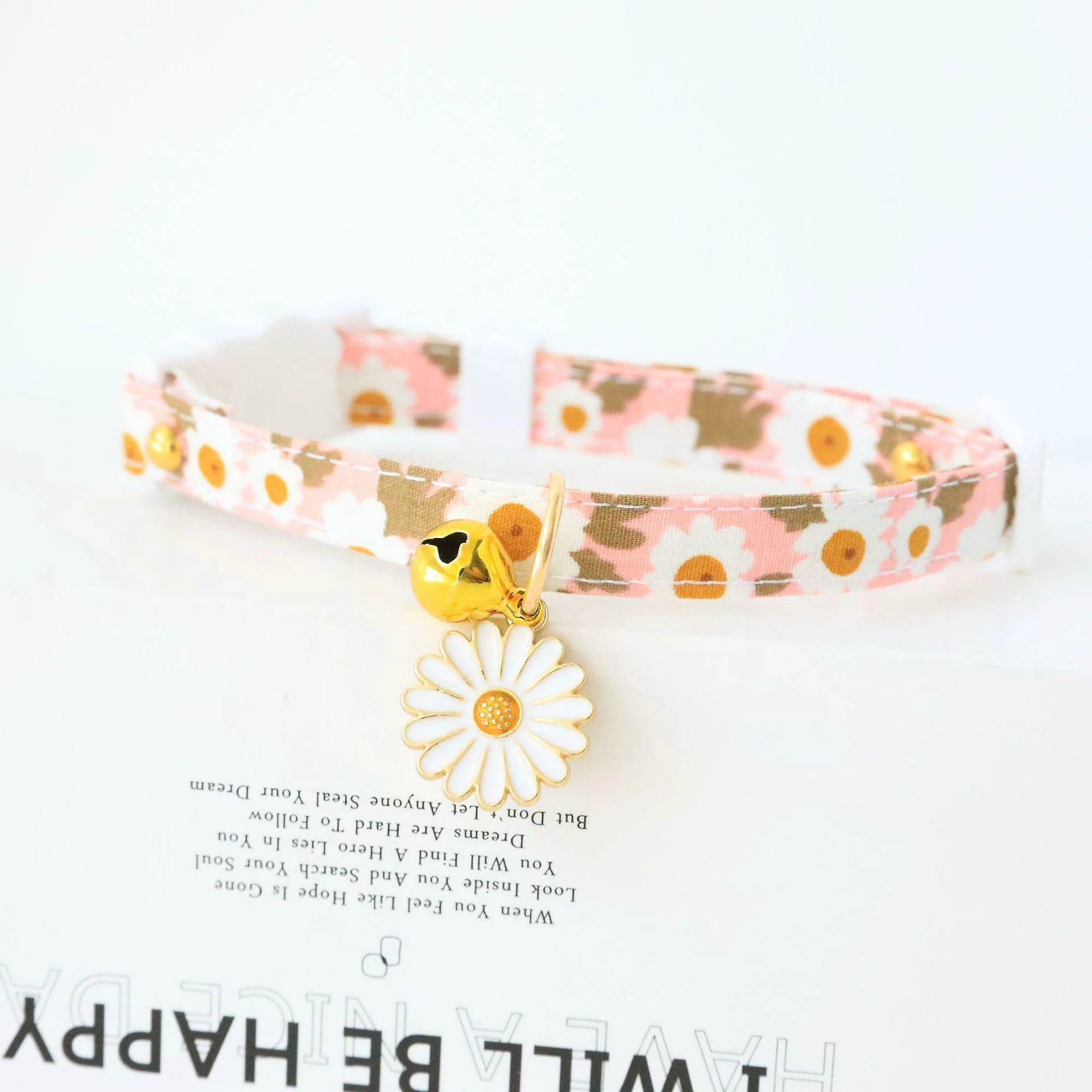 JUSTUP Colliers Floraux Pour Chats Avec Cloche Réglable Breakaway Kitten Collars Safety Cat Collars Set Flower Charms Pet Collar For Cats Kitty Puppy Dog Cute Daisy Pa 2 JUSTUP Colliers Floraux Pour Chats Avec Cloche Réglable Breakaway Kitten Collars Safety Cat Collars Set Flower Charms Pet Collar For Cats Kitty Puppy Dog Cute Daisy Pa – Image 2