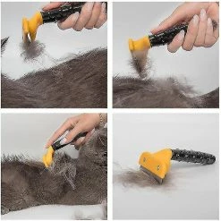 XD Pet Dog Épilation Épilation Peigne Chat Brosse De Toilettage Outil Tondeuse à Poils Peigne -Pet Soin 291292664 max