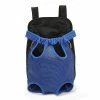 Unbranded Sac à Dos Pet Carrier, Sac à Dos Réglable Pet Front Dog Carrier Sac à Dos Sac à Dos, Jambes Sorties, Facile à Adapter Pour Voyager Randonnée Camping Pour Petits Chiens Bleu L