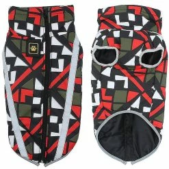 Antemall Pet Dog Imperméable à L’eau Vêtements Chauds Rembourré Zip Manteau Veste Veste Vêtements -Pet Soin 296654010 max