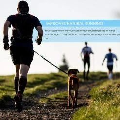 Hrhm Jogging Dog Leash Upgrade Mains Libres Laisse Pour Chien, Ceinture Réglable -Pet Soin 297550533 max