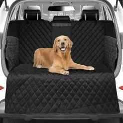 Tiny-witch Housse De Coffre De Voiture Universelle Pour Chien Housse De Coffre Pour La Plupart Des Voitures Imperméable à L’eau Et Antidérapante, 180x103 Cm Dog Car Bo