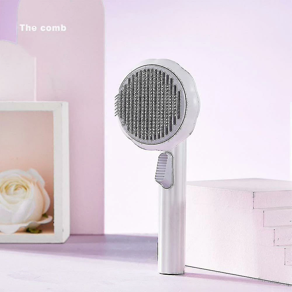 Unbranded Zysd Pet Dog Cat Shedding Grooming Brush Self Cleaning Slicker Comb 1 Unbranded Zysd Pet Dog Cat Shedding Grooming Brush Self Cleaning Slicker Comb