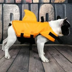 Phwj Gilet Summer Shark Pet Life Jacket Dog Clothes - Chiens Maillots De Bain, Animaux Natation Oranges -Pet Soin 301580481 max