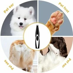 Tiny-witch Tondeuses Pour Chiens Professionnel Pet Foot Hair Trimmer Dog Growth Scissors Usb Rechargeable Butt Ear Eye Hair Clipper -Pet Soin 303256040 max