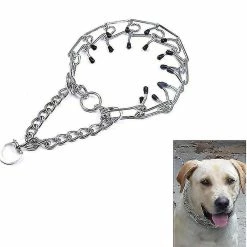Unbranded Réglable Pet Dog Metal Pinch Pet Choke Dog Collier Métal Chaîne D’entraînement Détachable (55-90catty) Re -Pet Soin 303485290 max