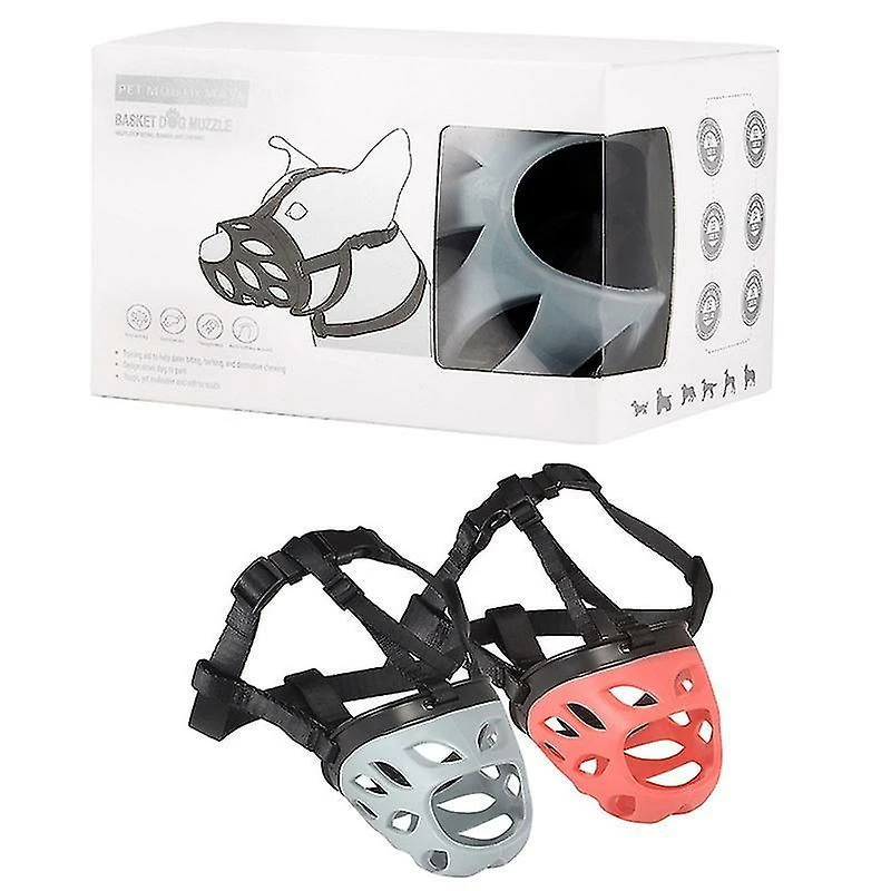 Unbranded (2) Soft Pet Dog Museau Réglable Pet Dog Museau Léger Caoutchouc Dog Museaux Couleur Noir 2 Unbranded (2) Soft Pet Dog Museau Réglable Pet Dog Museau Léger Caoutchouc Dog Museaux Couleur Noir – Image 2