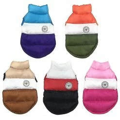 Unbranded (S) Vêtements De Chien Chauds Pour Français Bulldog Pug Chihuahua Winter Dog Coat Jacket Couleur Army Green -Pet Soin 304036017 max