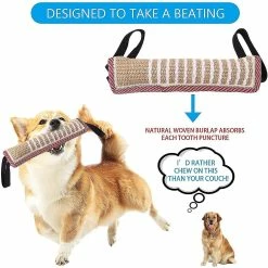 Unbranded 2 Pièces Dog Tug Toy, Jouet De Traction Durable Avec 2 Poignées Fortes Pour Les Chiens De Taille Moyenne à Grande -Pet Soin 304045235 max