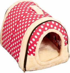 Unbranded 2023 - Pet Warm House - Confortable 2 En 1 Cat Portable House - Puppy Kennels Dog Caves Multifonction
