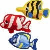 Unbranded 2023 - Nouveau Produit Dog Toy Dog Chew Toy Vocal Interactive Toy Ball Red Striped Fish + Blue Ocean Fish