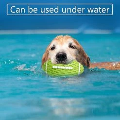 Unbranded Dog Toys Ball Pet Squeaky Toys Rubber Rugby Ball Interactif Et Trainning Chew Toys Fetch Toy Ball -Pet Soin 312865905 max