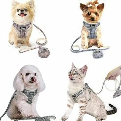 Unbranded Soft Pet Dog Harnesses Vest Avec Laisse