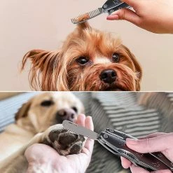 Unbranded Dog Nail Clippers Upgraded - 3 In 1 Foldable Dog Nail Safe Trimmers -Pet Soin 314812804 max