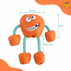 Unbranded Squeaky Indestructible Dog Chew Toy- Puzzle Interactif Iq Training Toys Natural Rubber Funny Shape -Pet Soin 314814188 max