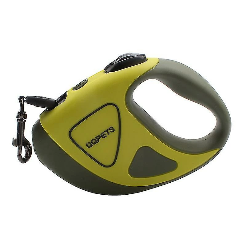Sajygv Sajy Dog Leash Rétractable Laisse De Marche Solide Avec Lumière LED - Vert, 3m 1 Sajygv Sajy Dog Leash Rétractable Laisse De Marche Solide Avec Lumière LED - Vert, 3m