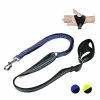 Sajygv Sajy Dog Leash Reflective Comfortable Grip Sangle De Traction Télescopique Pour Chiens Bleu