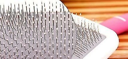 Unbranded Pet Comb Cat Brush Hair Debut Dog Hair Brush Pet Self-cleaning Needle Comb(Rose) 2 Unbranded Pet Comb Cat Brush Hair Debut Dog Hair Brush Pet Self-cleaning Needle Comb(Rose) – Image 2