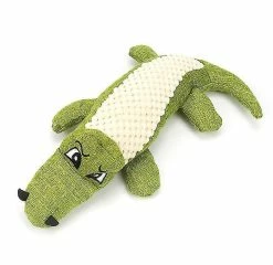 Unbranded Simulation Crocodile Vocal Dog Toy Toy Résistant Chien Jouet En Peluche (Vert)