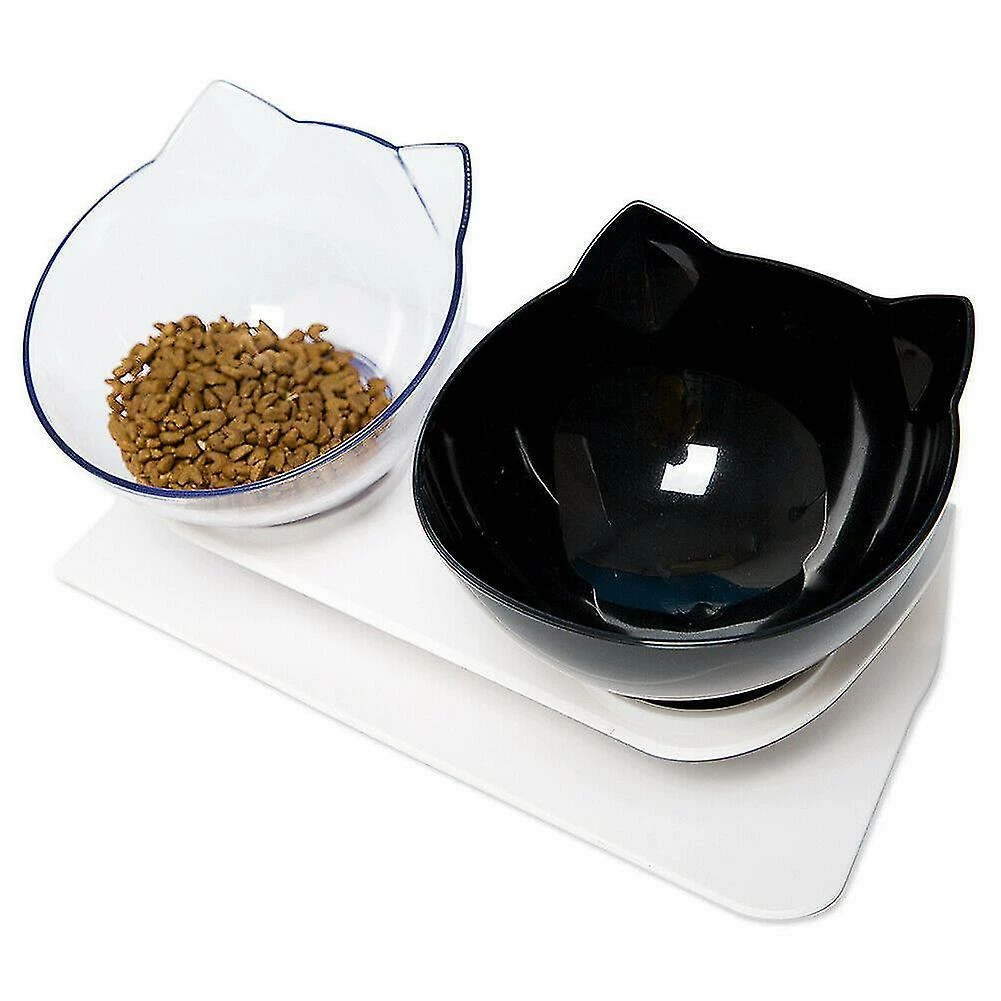 Unbranded Bol De Nourriture Antidérapant Avec Stand Cat Dog Water Bowl Alimentation Détachable Pour Animaux De Compagnie (noir Et Transparent) 1 Unbranded Bol De Nourriture Antidérapant Avec Stand Cat Dog Water Bowl Alimentation Détachable Pour Animaux De Compagnie (noir Et Transparent)