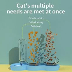 Unbranded Pet Cat Bowl Automatic Feeder Dog Cat Food Bowl With Water Fountain Double Bowl Drinking Raised Stand Dish Bowls For Cats Yellow 5 Unbranded Pet Cat Bowl Automatic Feeder Dog Cat Food Bowl With Water Fountain Double Bowl Drinking Raised Stand Dish Bowls For Cats Yellow -Pet Soin 317345613 max