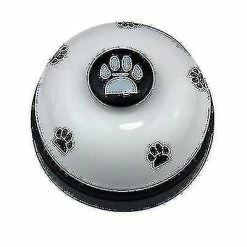 Unbranded Creative Pet Bell Trainer Cat Dog Toy Bellwhite + Black_h