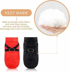 Sunrain Warm Waterproof Dog Manteaux D’hiver Avec Trou De Harnais, Veste De Chiot Gilet Vêtements Costume Wint 3 Sunrain Warm Waterproof Dog Manteaux D’hiver Avec Trou De Harnais, Veste De Chiot Gilet Vêtements Costume Wint -Pet Soin 320217943 max