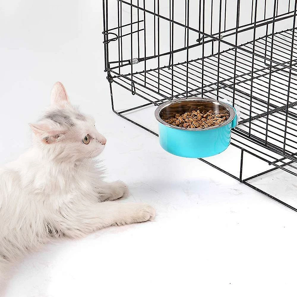 Aowear Pet Feeder Dog Bowl En Acier Inoxydable Nourriture Hanging Bowl Cages Cages Chien Parrot Bird Pet Drink Water Bowl Dish Accessoire 4 Aowear Pet Feeder Dog Bowl En Acier Inoxydable Nourriture Hanging Bowl Cages Cages Chien Parrot Bird Pet Drink Water Bowl Dish Accessoire – Image 4