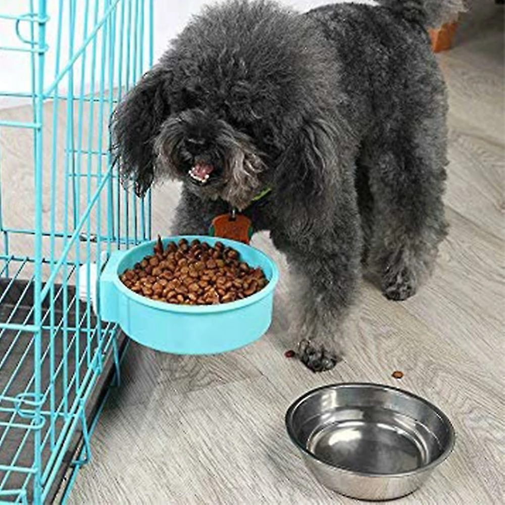 Aowear Pet Feeder Dog Bowl En Acier Inoxydable Nourriture Hanging Bowl Cages Cages Chien Parrot Bird Pet Drink Water Bowl Dish Accessoire 5 Aowear Pet Feeder Dog Bowl En Acier Inoxydable Nourriture Hanging Bowl Cages Cages Chien Parrot Bird Pet Drink Water Bowl Dish Accessoire – Image 5