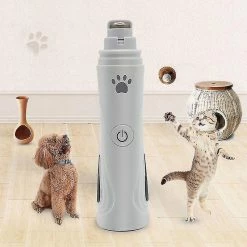 Unbranded LED Pet Dog Nail Grinder Et Clippers 3-Speed Rechargeable Électrique Pet Nail Trimmer
