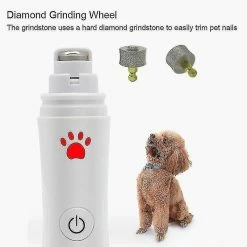 Unbranded LED Pet Dog Nail Grinder Et Clippers 3-Speed Rechargeable Électrique Pet Nail Trimmer -Pet Soin 330471903 max