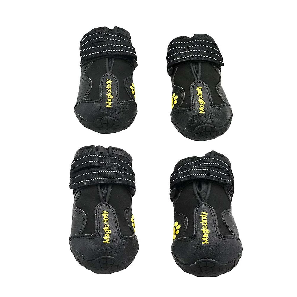 Toyvian 4pcs Hiver Chien De Compagnie Chiot Casual Anti-slip Snow Boots Warm Dog Shoes Taille 3 (noir) 1 Toyvian 4pcs Hiver Chien De Compagnie Chiot Casual Anti-slip Snow Boots Warm Dog Shoes Taille 3 (noir)