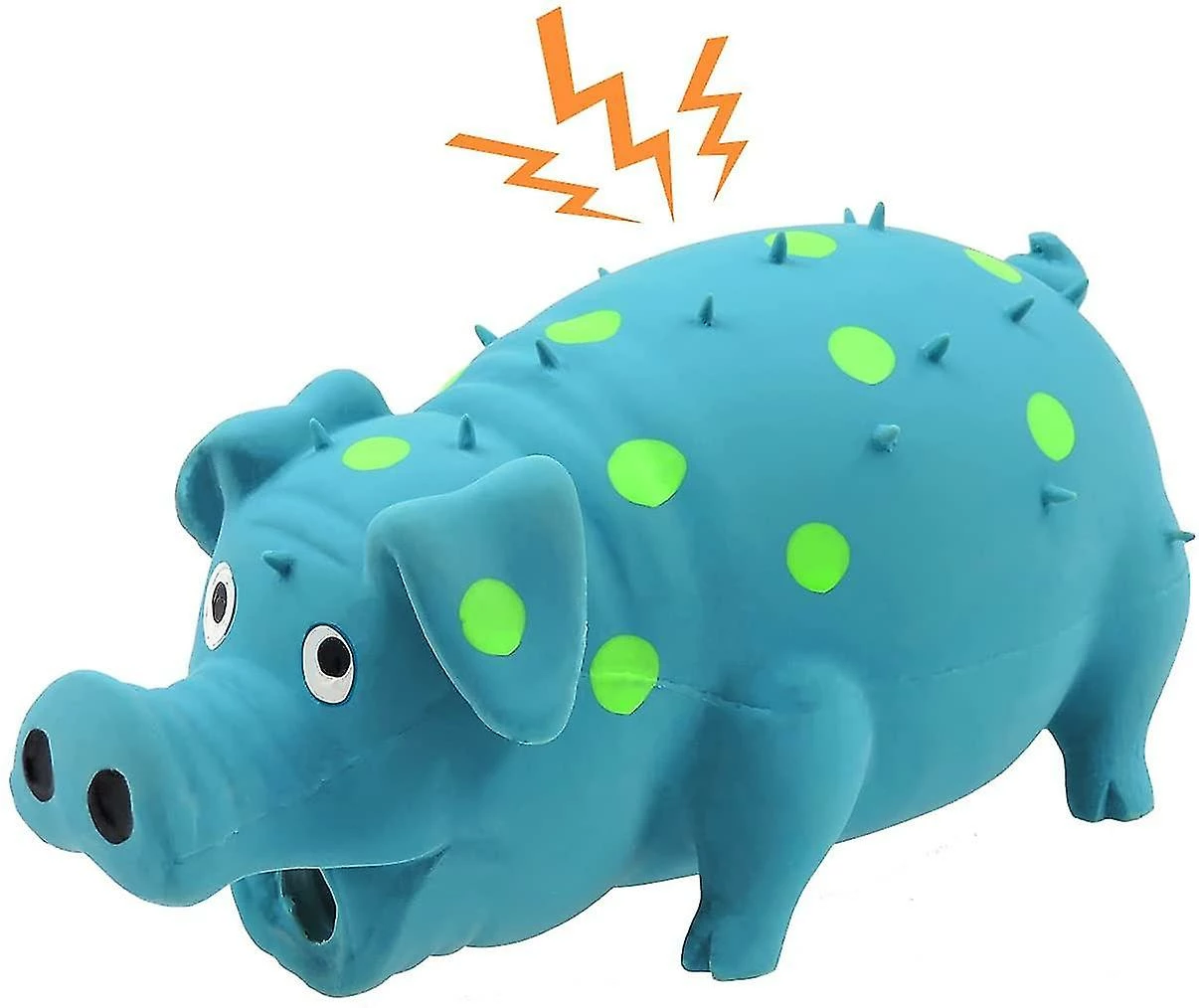 Unbranded Grunting Latex Rubber Dog Toy Dotted Pig, 8 « Latex Dog Chew Toys With Sound Sound Oinks Growling Pig Dog Toy ( ) 1 Unbranded Grunting Latex Rubber Dog Toy Dotted Pig, 8 « Latex Dog Chew Toys With Sound Sound Oinks Growling Pig Dog Toy ( )