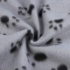 Lmell Pack De 2 Mignons Paw Print Blanket Puppy Dog Blanket Pet Blankets Small Animals Gift -Pet Soin 336759466 max