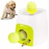 WOSAWE Simple / Double Trou Voiture Pet Dog Ball Launcher Tennis Food Reward Machine Launcher Dog Interactive Toy Treatment Slow Feeder Toy Convient Aux Chats Et D